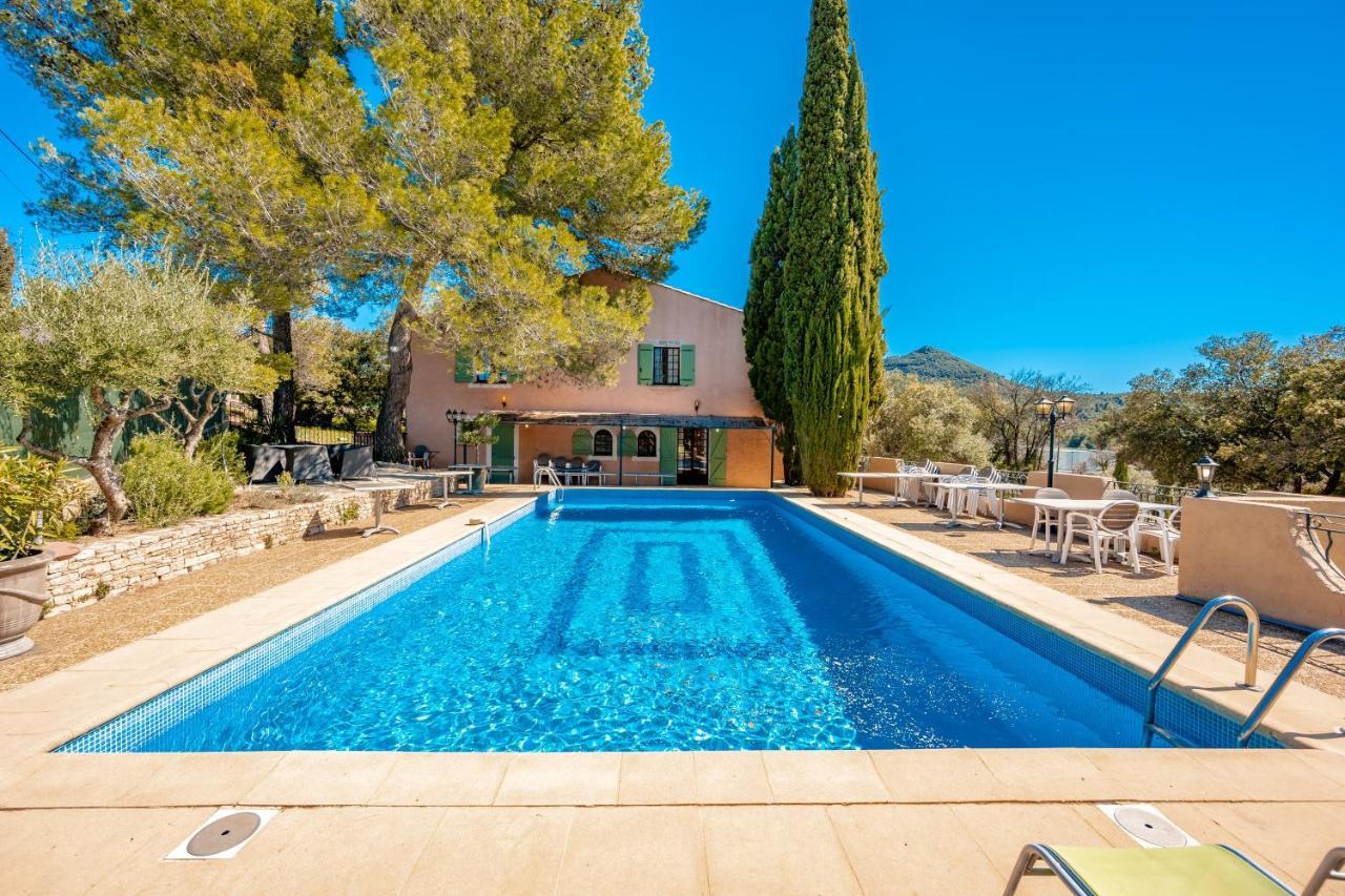 La Maison Du Rouge Gorge - Charmante Maison Climatisee Avec Piscine Pontevès Eksteriør billede
