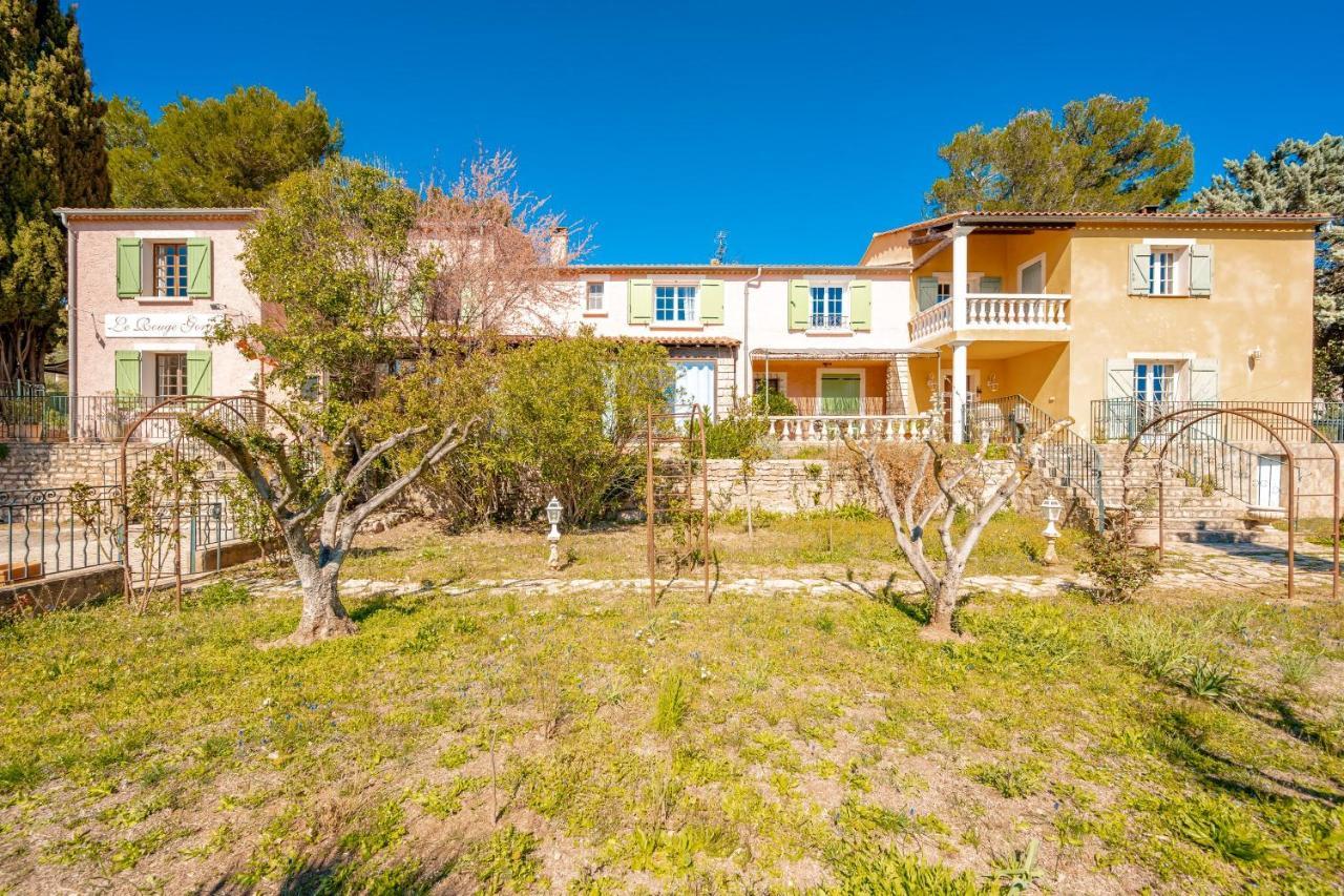 La Maison Du Rouge Gorge - Charmante Maison Climatisee Avec Piscine Pontevès Eksteriør billede